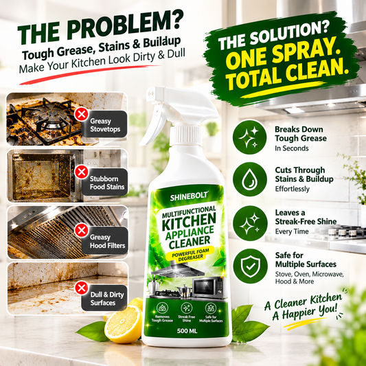Shinebolt 500 ml kitchen cleaner — Shinebolt Kitchen Cleaner_ Total Clean
